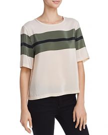 Equipment Brynn Silk Box Top at Bloomingdales